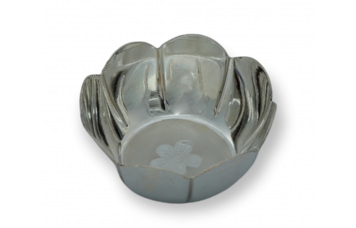 Silver Bowl - Lotus shaped 3.25 inches