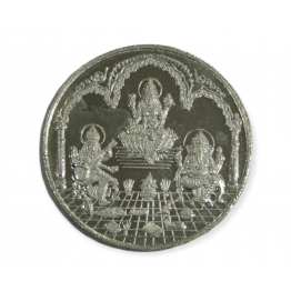Silver Coin 10 gram Trimurti