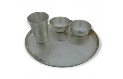Leaf with Vertical Line Dinner Set 11 inches