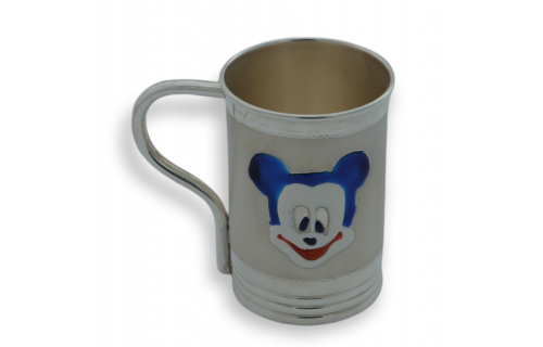 Mickey Mug - Blue 2.5 inches