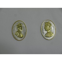 Raja Rani 20*2 oval gold plated