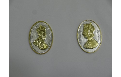 Raja Rani 20*2 oval gold plated