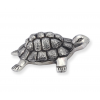 Silver Tortoise Oxodize 1.75 inches