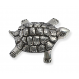 Silver Tortoise Oxodize 2.5 inches