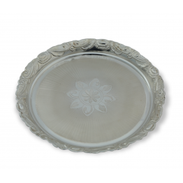 Tray - Flower Pattern 8 inches