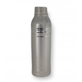 Silver Water Bottle - Plain 8 inches